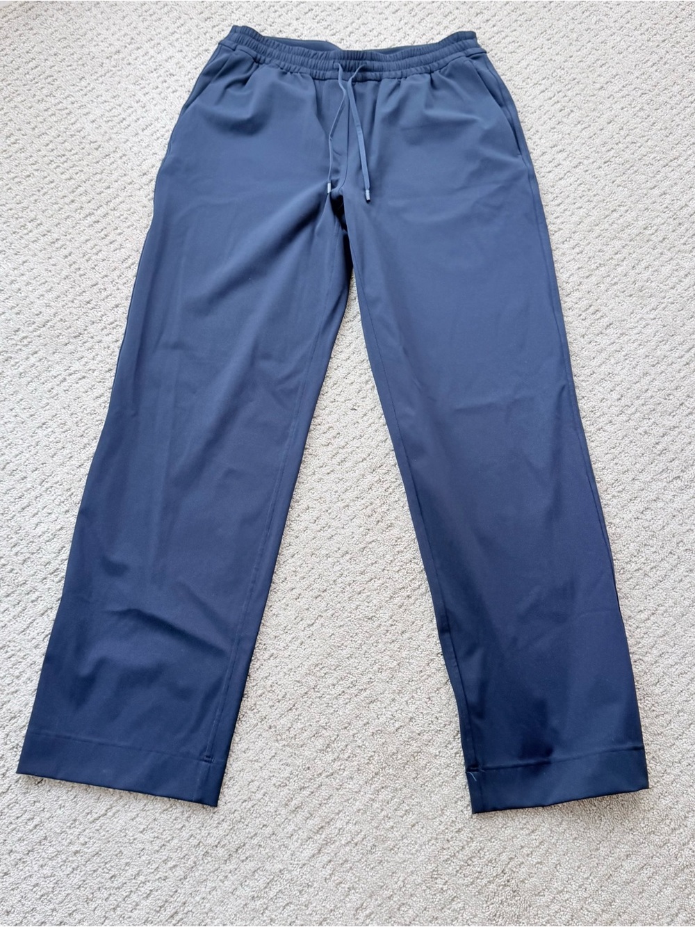 lululemon athletica Women's Drawstring Wide-Leg Pants in Navy Blue